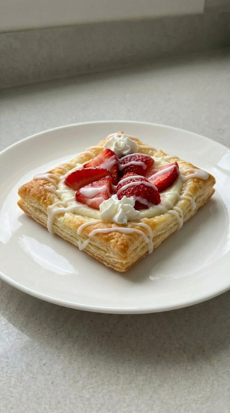 Homemade Strawberry Danishes, Bakery Style Made Easy