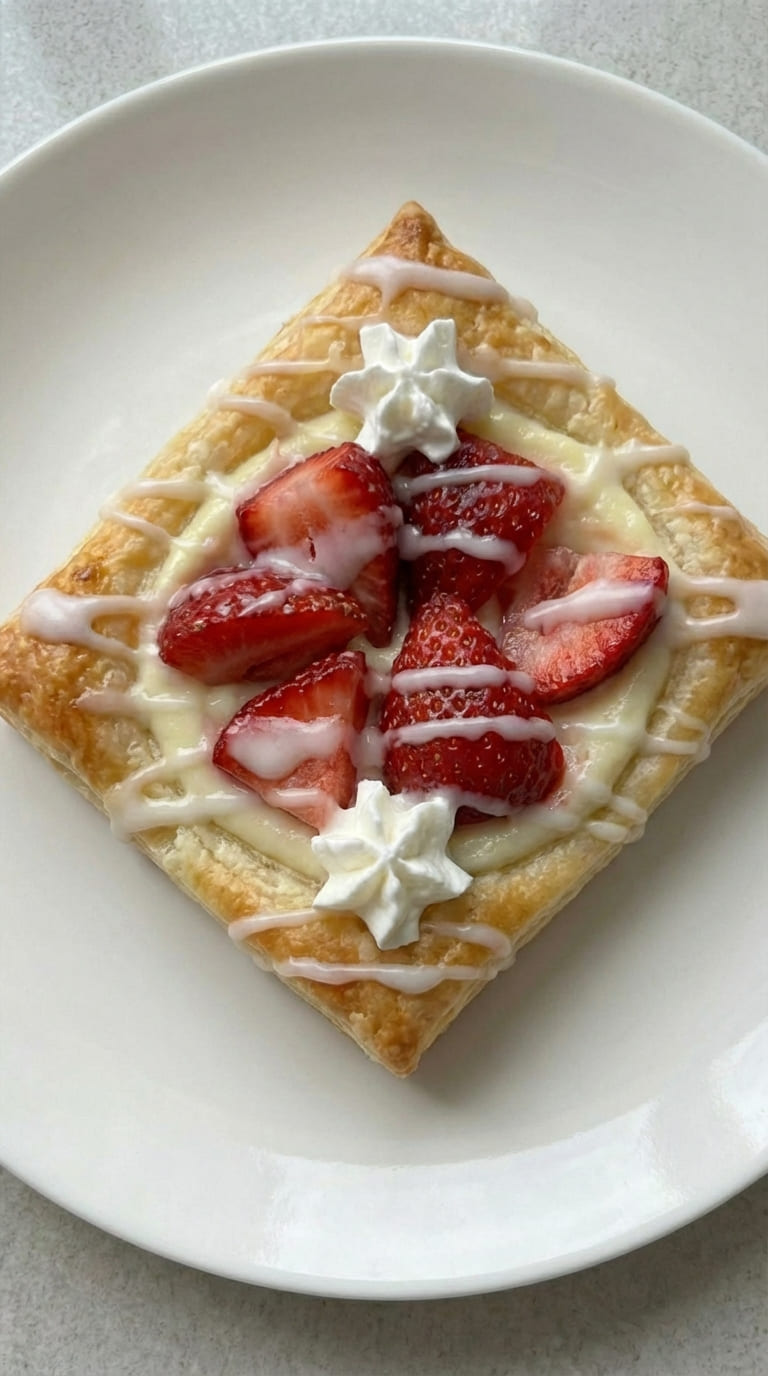 Homemade Strawberry Danishes, Bakery Style Made Easy