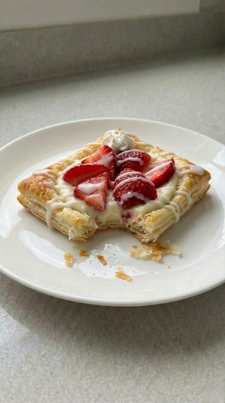 Homemade Strawberry Danishes, Bakery Style Made Easy