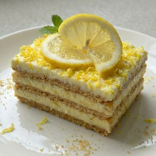 Easy Lemon Icebox Cake – No Bake & Perfectly Refreshing