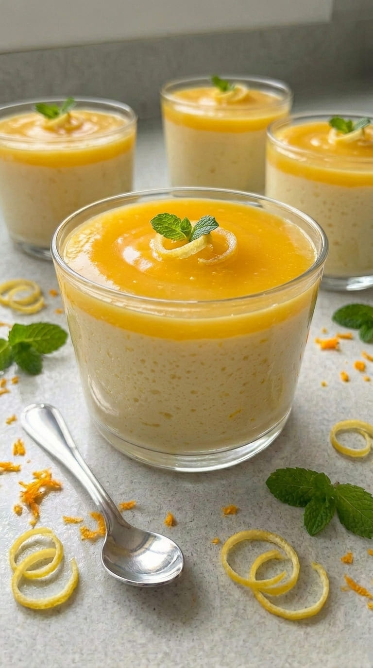 Lemon Mousse with Lemon Curd – Perfect No Bake Dessert