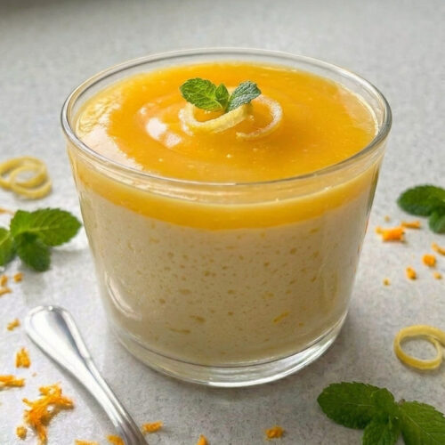 Lemon Mousse with Lemon Curd – Perfect No Bake Dessert