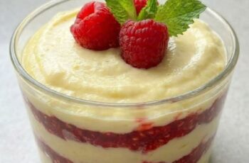 Lemon Raspberry Fluff – Fresh, Creamy & Perfect Treat
