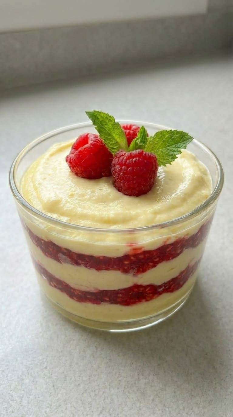 Lemon Raspberry Fluff – Fresh, Creamy & Perfect Treat