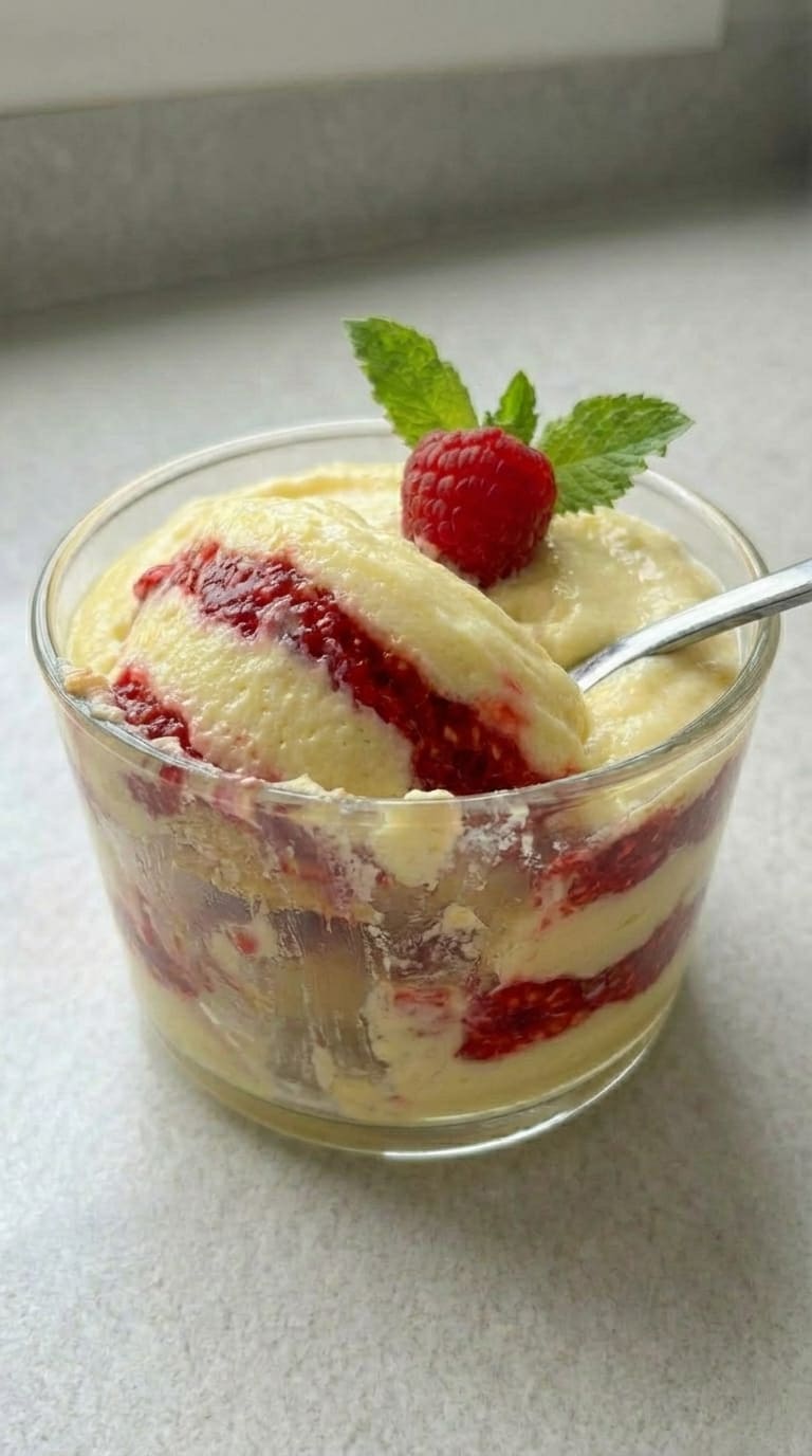 Lemon Raspberry Fluff – Fresh, Creamy & Perfect Treat
