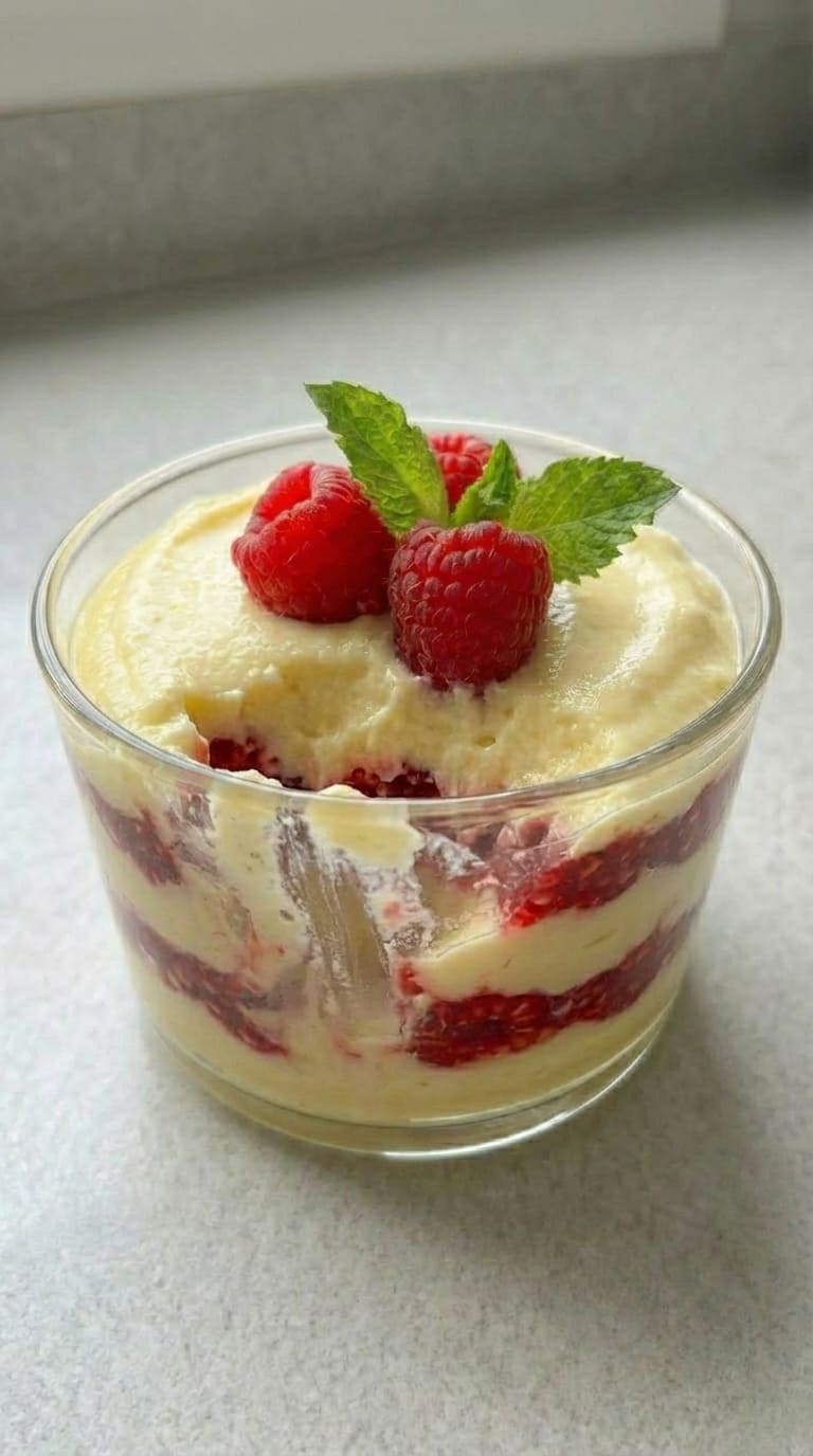 Lemon Raspberry Fluff – Fresh, Creamy & Perfect Treat
