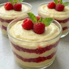 Lemon Raspberry Fluff – Fresh, Creamy & Perfect Treat