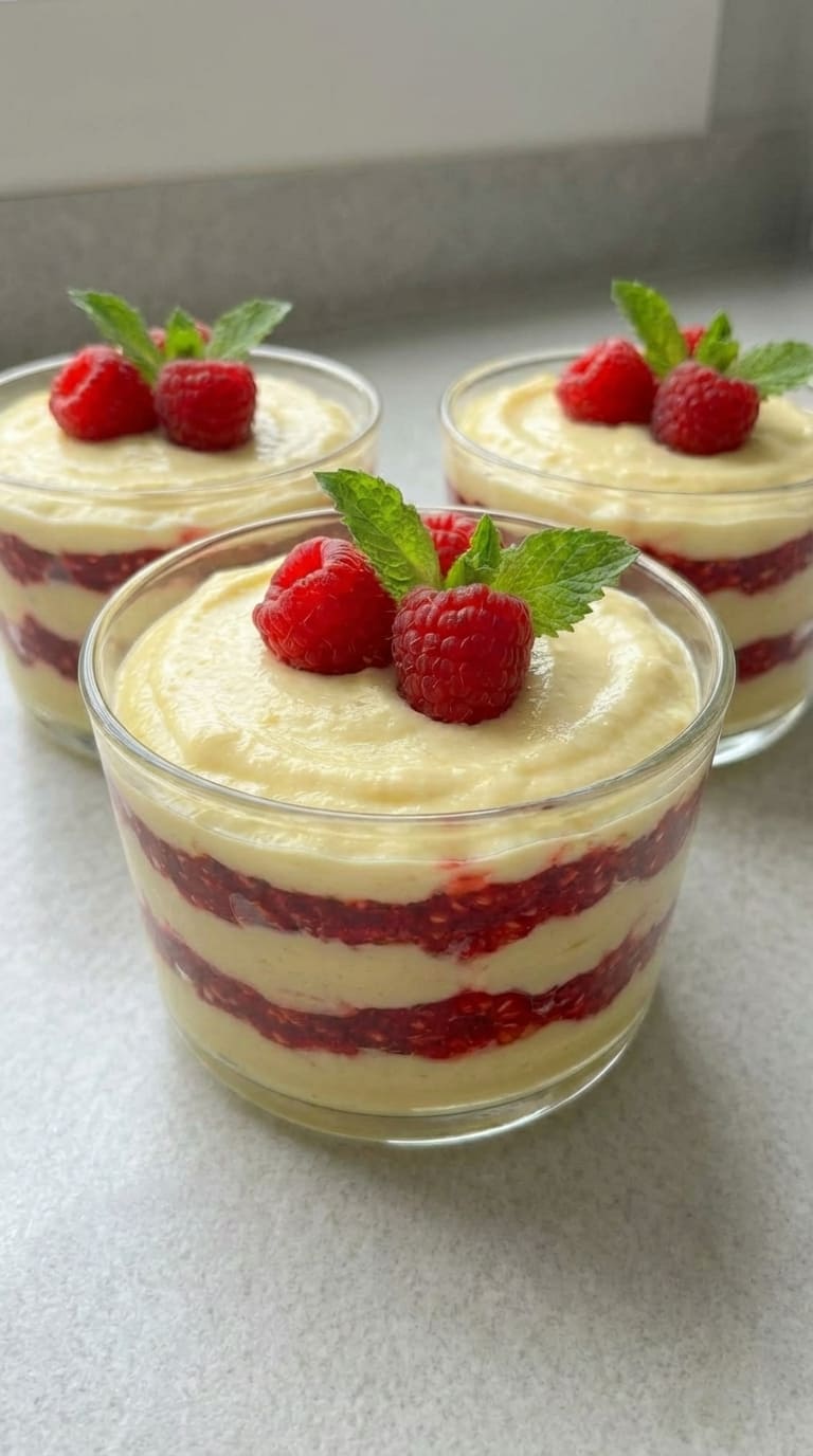 Lemon Raspberry Fluff – Fresh, Creamy & Perfect Treat