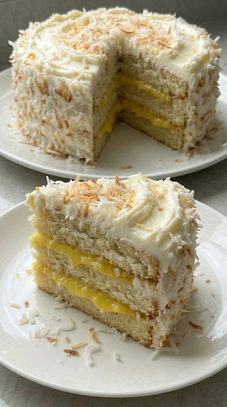 Fresh Lemon Coconut Cake Everyone Will Ask You For