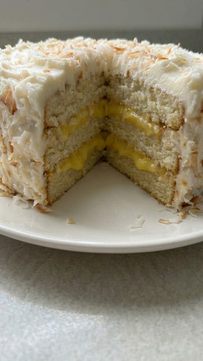 Fresh Lemon Coconut Cake Everyone Will Ask You For