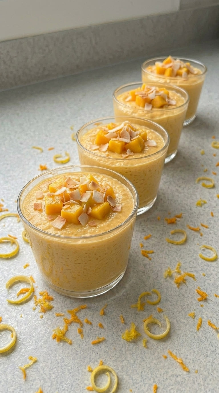 Fresh Mango Mousse That Melts in Your Mouth