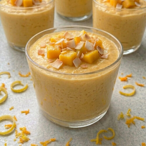 Fresh Mango Mousse That Melts in Your Mouth