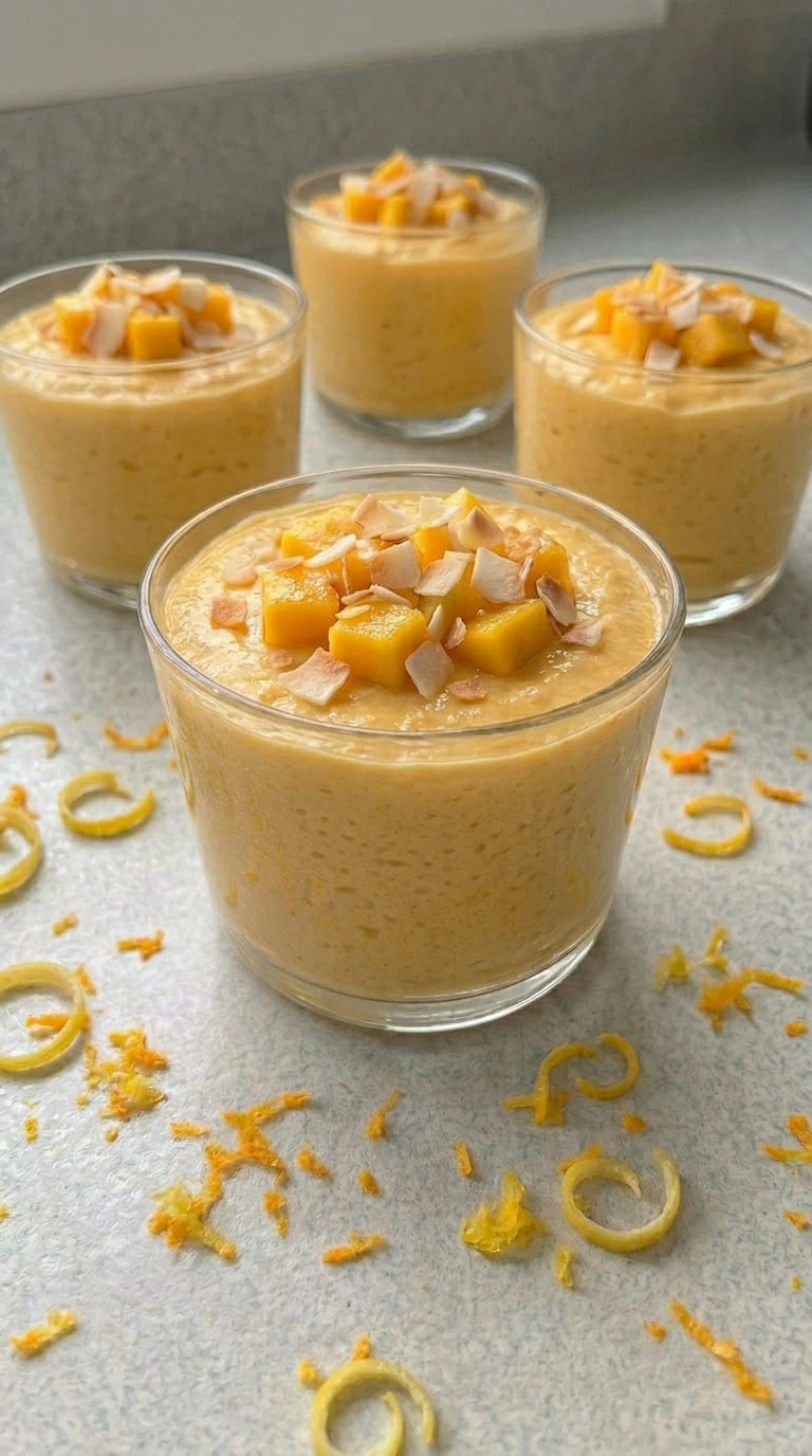 Fresh Mango Mousse That Melts in Your Mouth