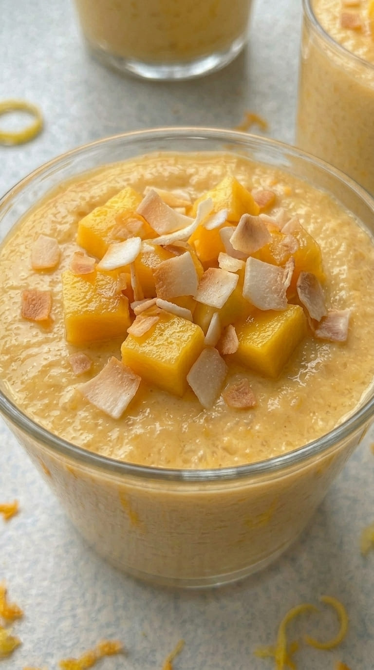 Fresh Mango Mousse That Melts in Your Mouth