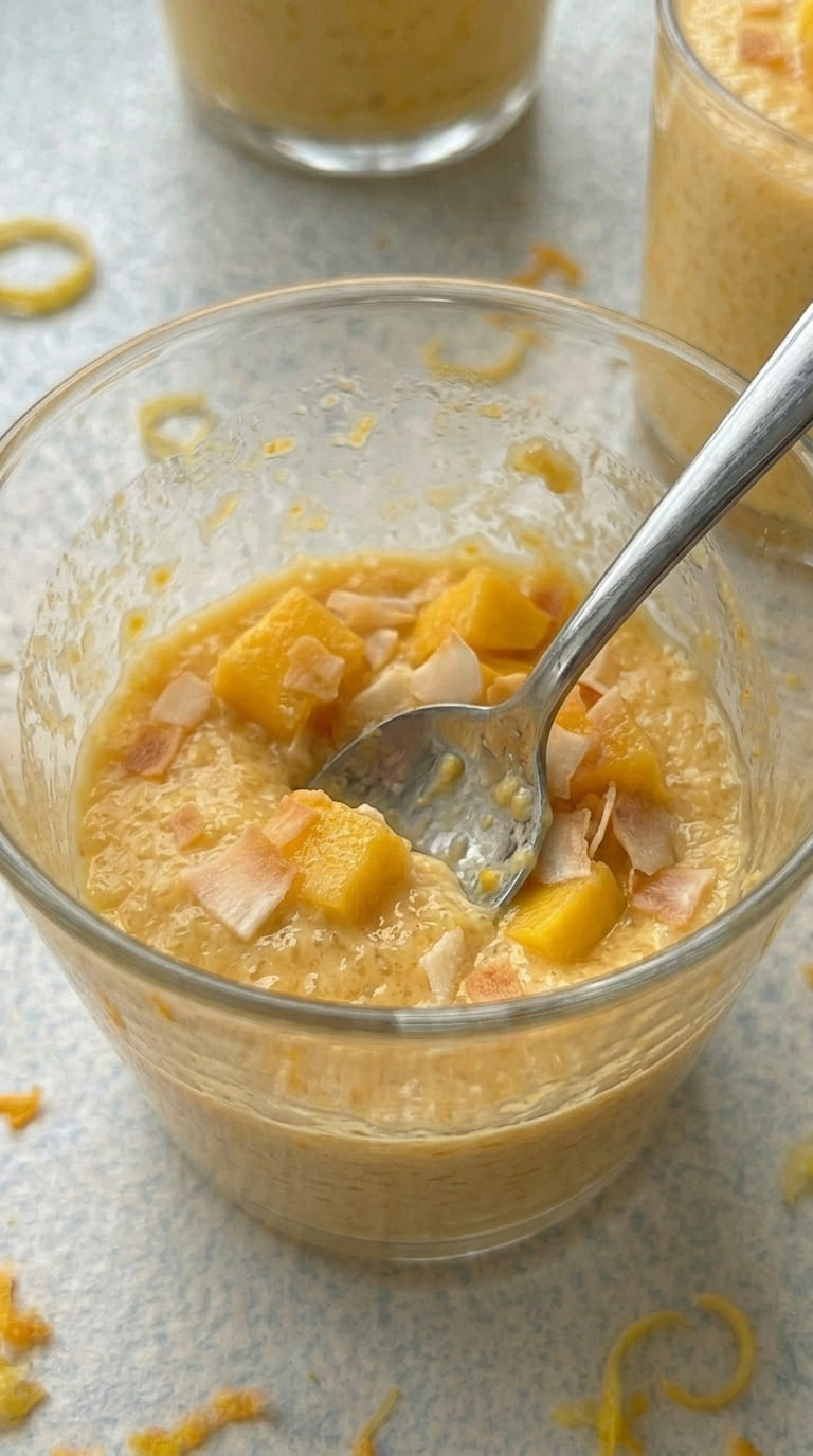 Fresh Mango Mousse That Melts in Your Mouth