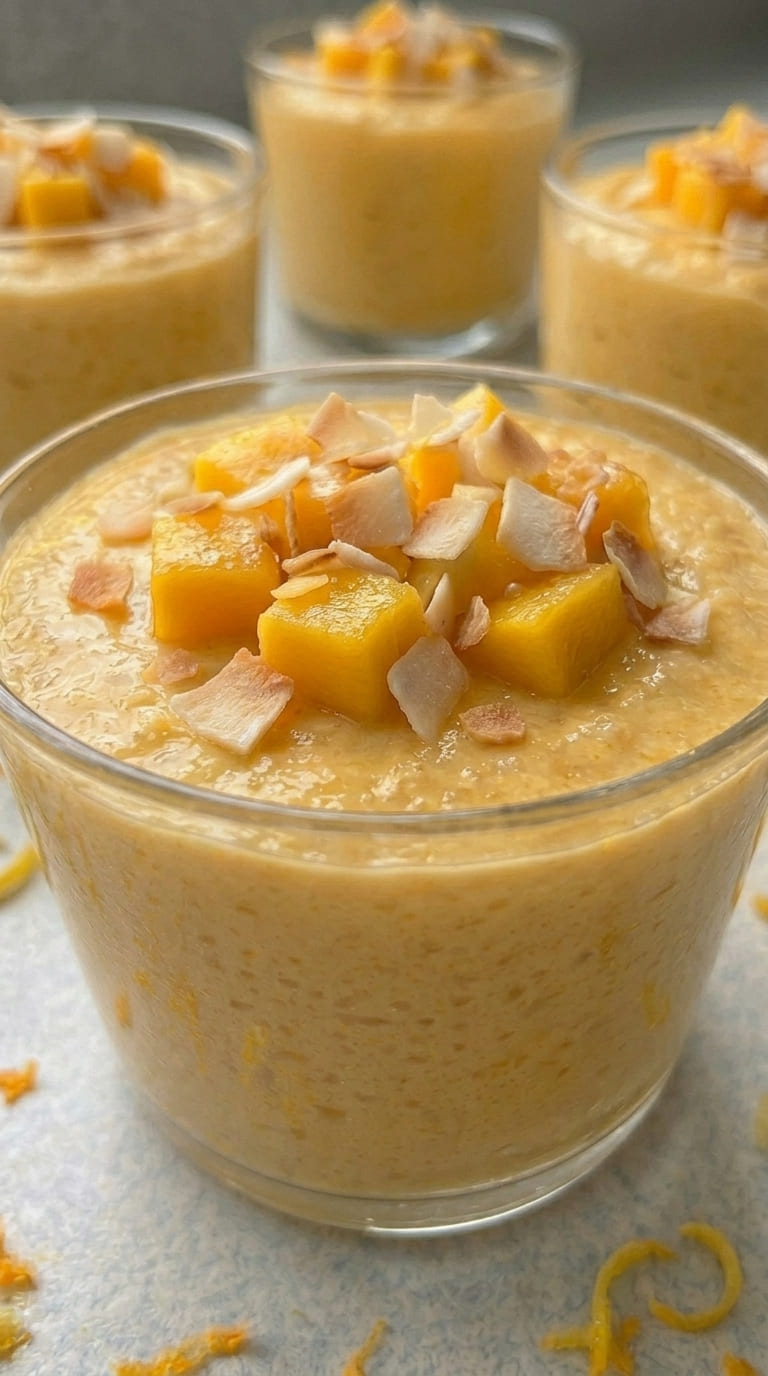 Fresh Mango Mousse That Melts in Your Mouth
