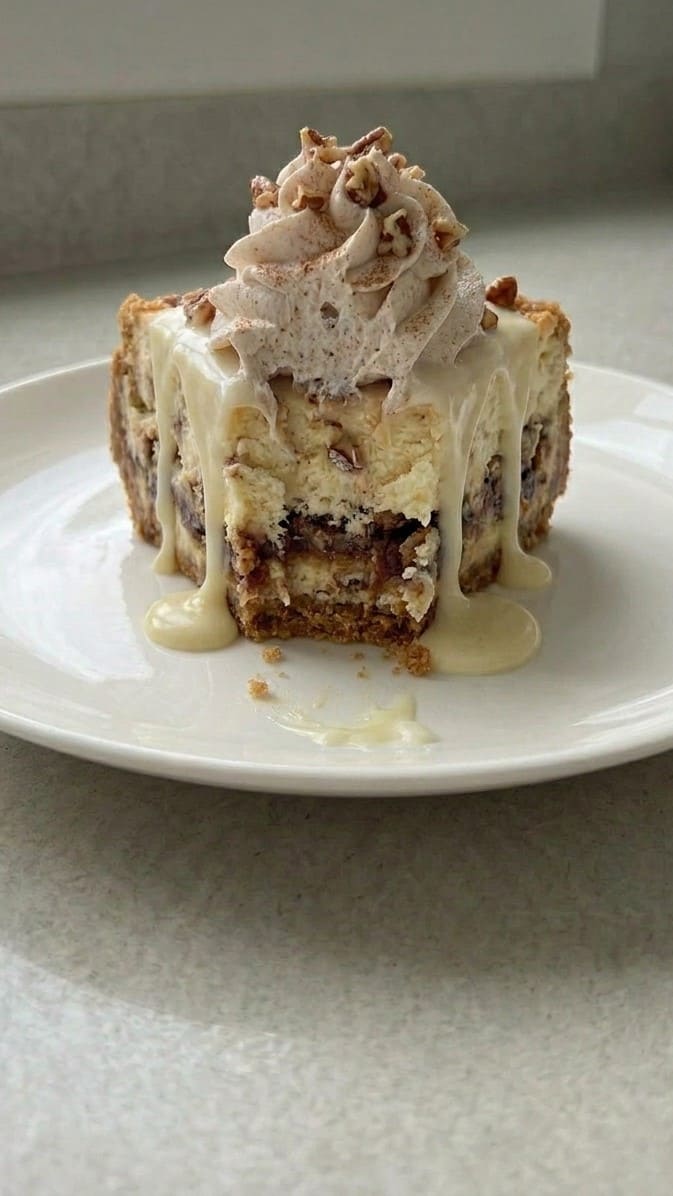 The Only Cinnamon Roll Cheesecake Recipe You Will Ever Need