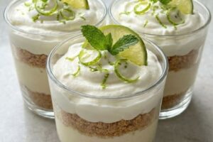 Key Lime Cheesecake Parfaits Recipe, Easy No Bake Dessert