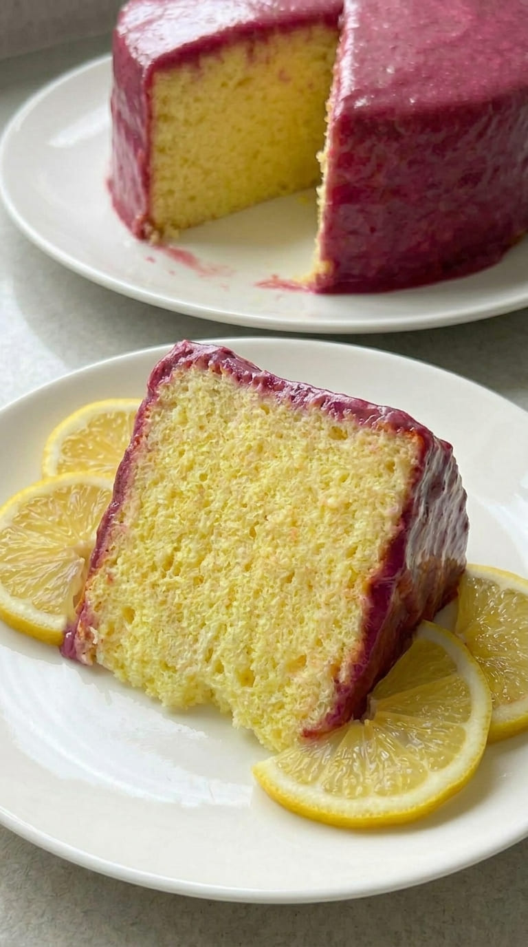Easy Lemon Chiffon Cake Recipe with Fresh Lemon Flavor