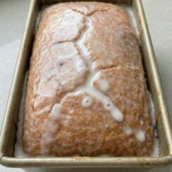 Moist Donut Bread with Glaze Perfect for Breakfast or Dessert