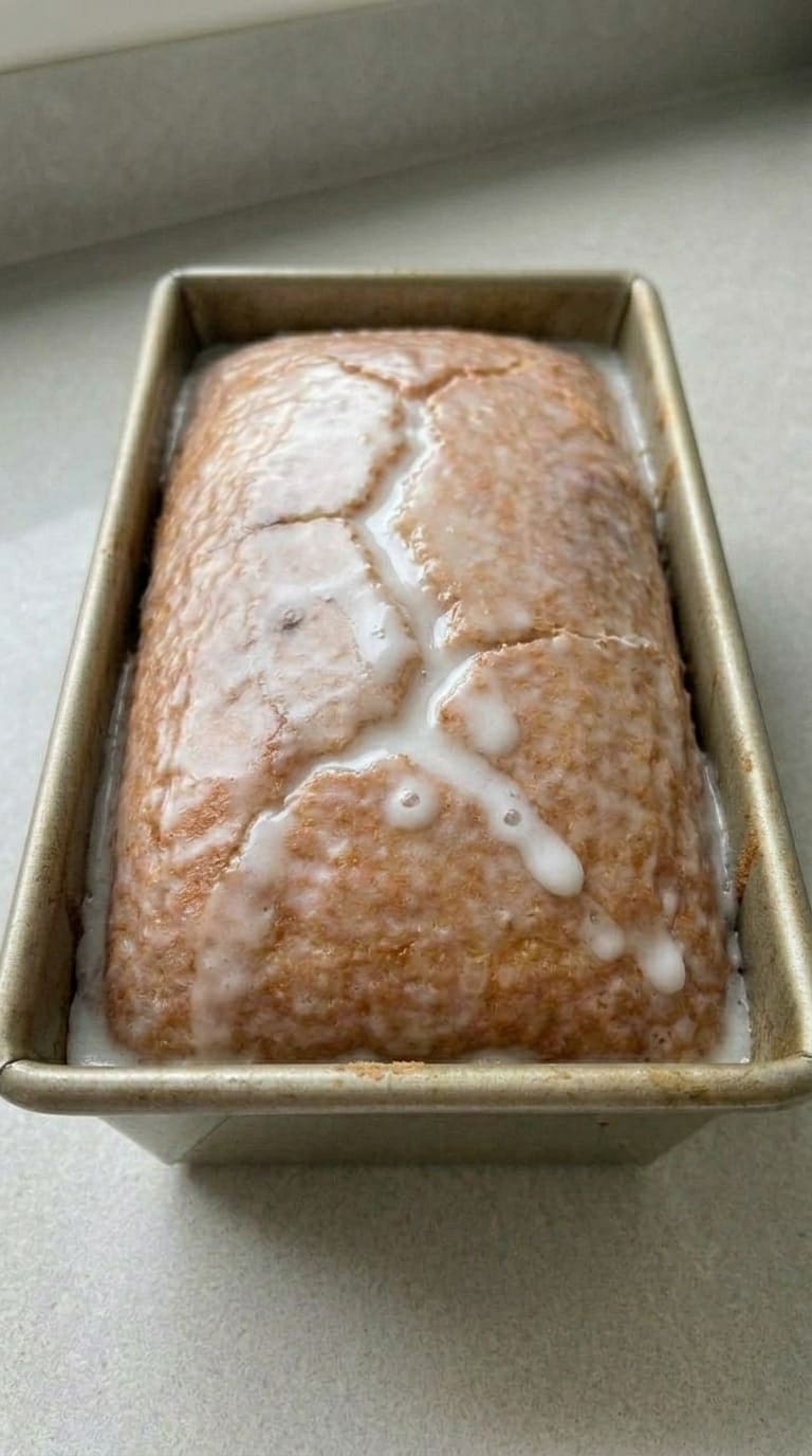 Moist Donut Bread with Glaze Perfect for Breakfast or Dessert