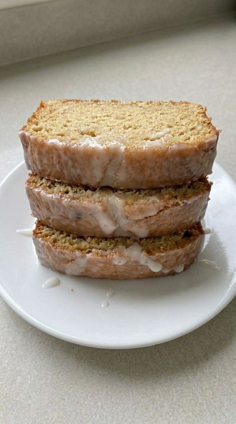 Moist Donut Bread with Glaze Perfect for Breakfast or Dessert