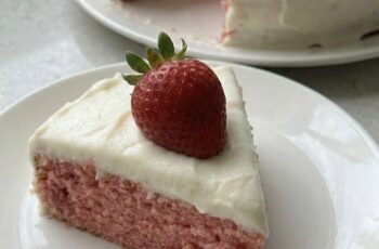 Moist Strawberry Cake Recipe Perfect for Small Celebrations