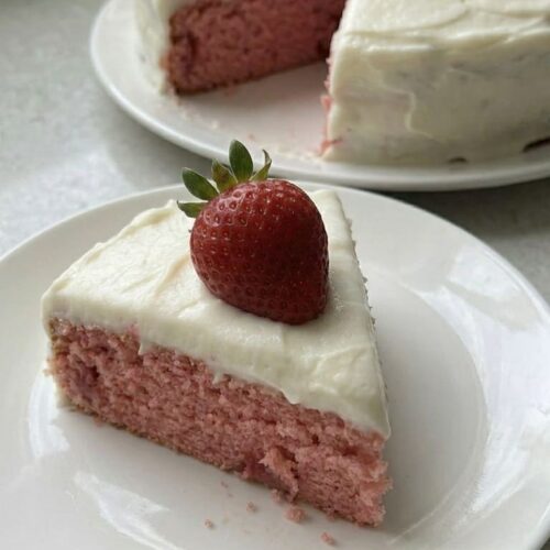 Moist Strawberry Cake Recipe Perfect for Small Celebrations