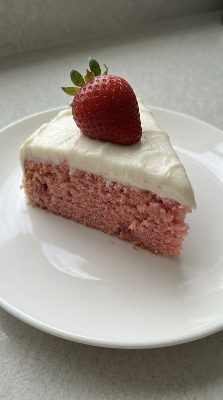Moist Strawberry Cake Recipe Perfect for Small Celebrations