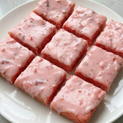 The Only Strawberry Brownies with Glaze Recipe You Will Ever Need