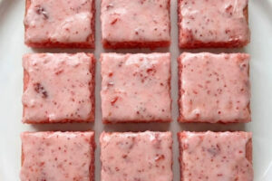 The Only Strawberry Brownies with Glaze Recipe You Will Ever Need