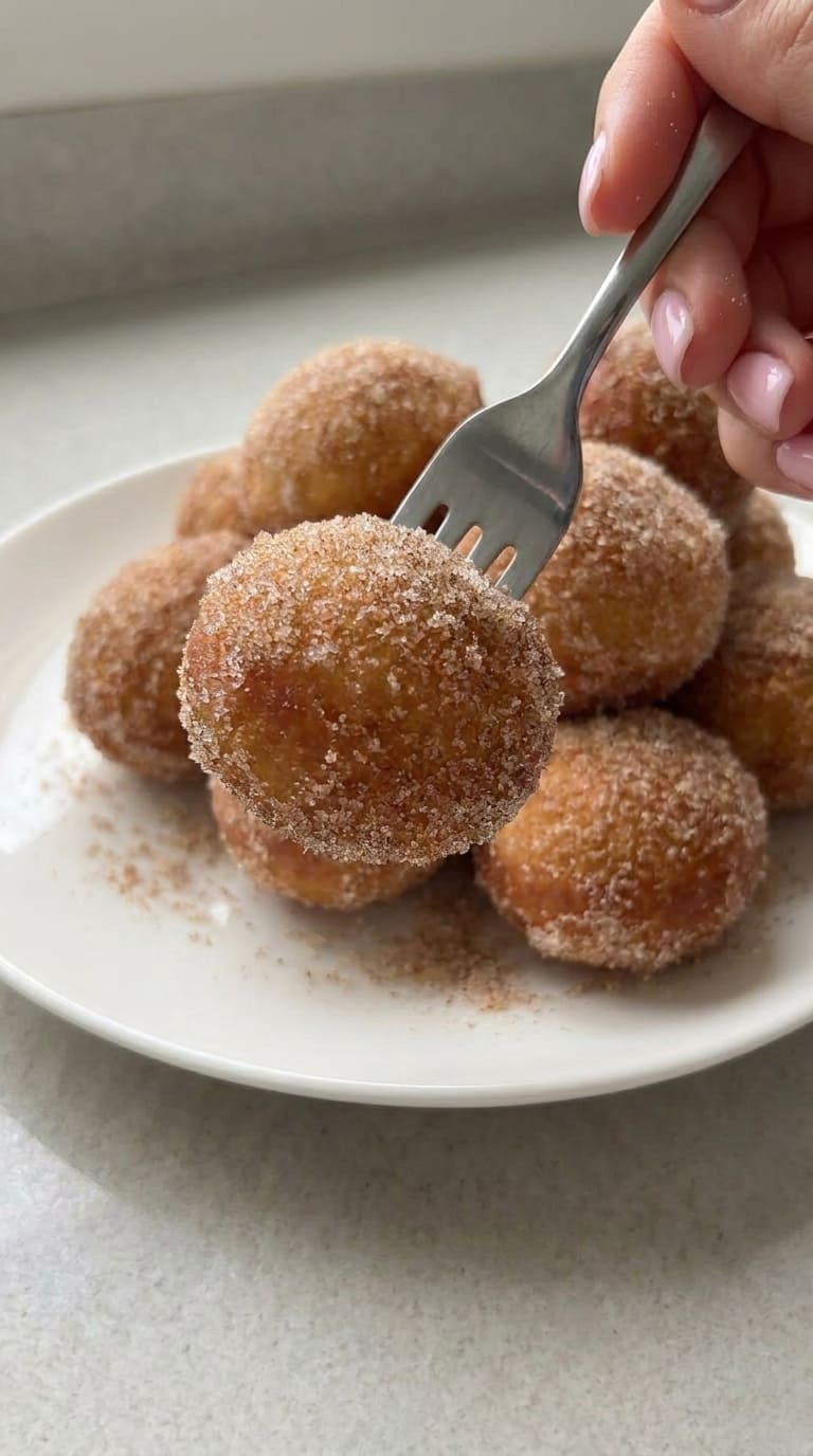 Easy Cinnamon Sugar Donut Holes Recipe Ready in Minutes