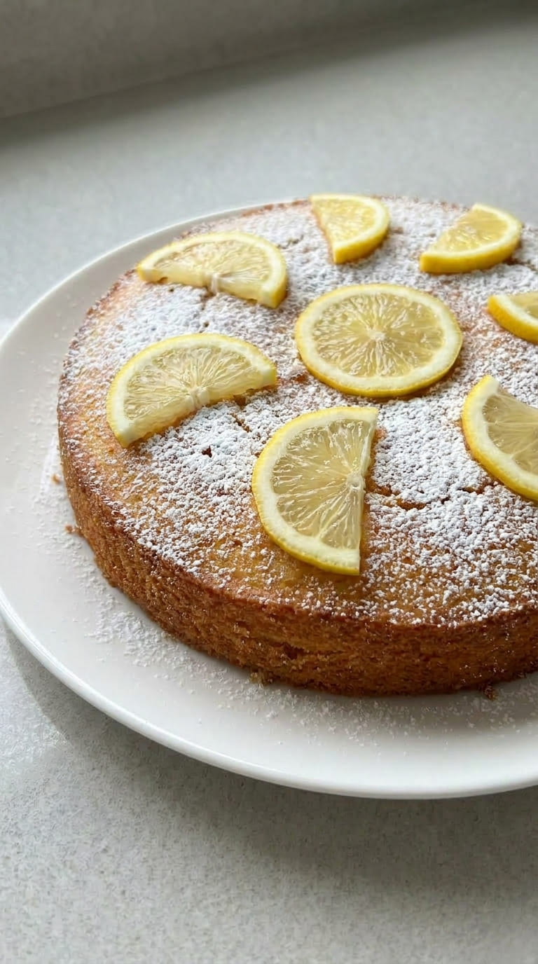 Homemade Lemon Olive Oil Cake Perfect for Spring and Summer