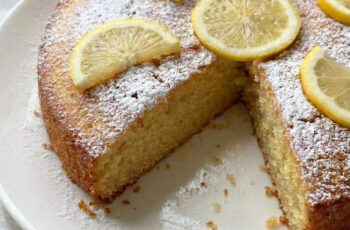 Homemade Lemon Olive Oil Cake Perfect for Spring and Summer
