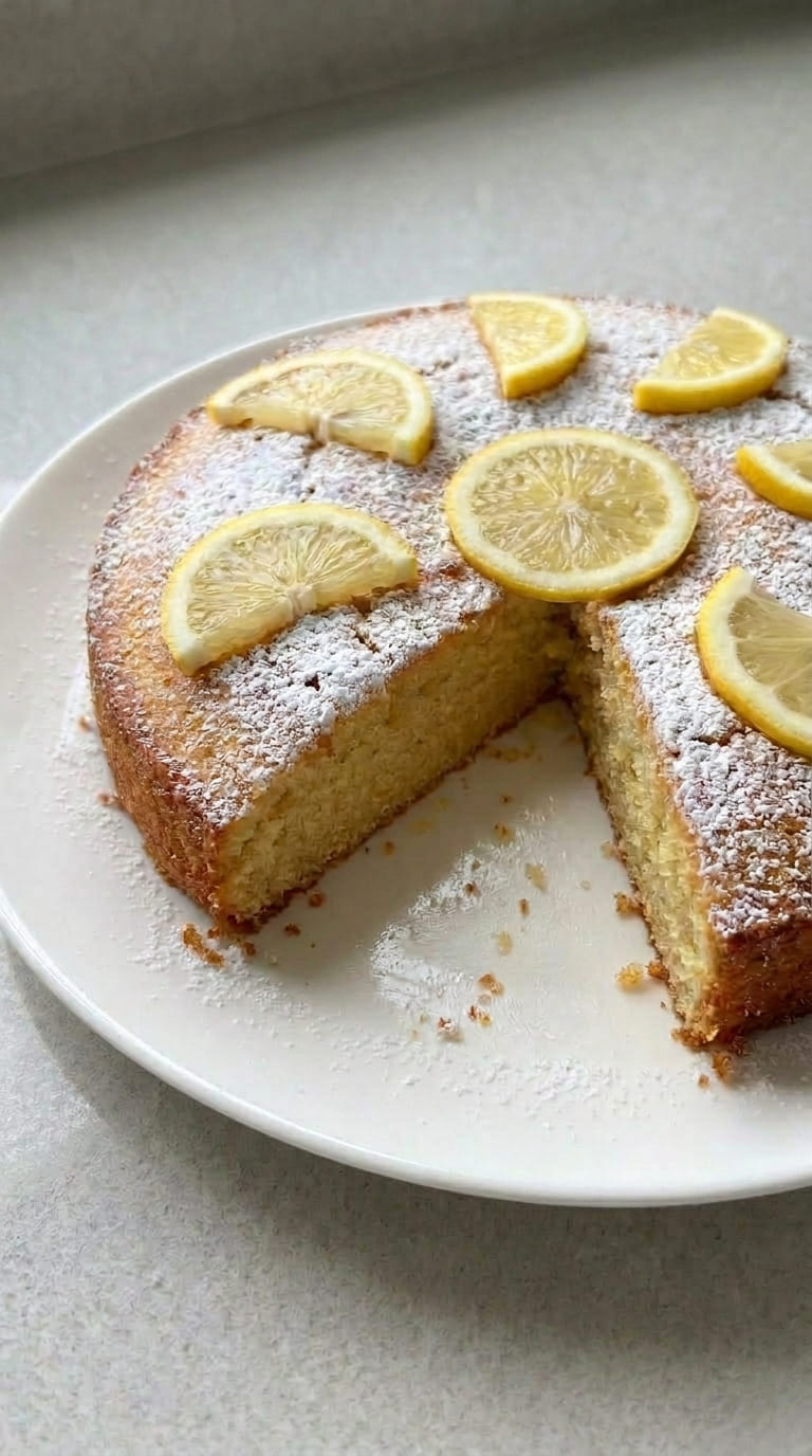 Homemade Lemon Olive Oil Cake Perfect for Spring and Summer