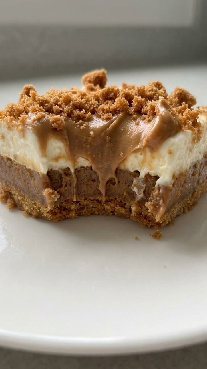 Simple 5-Ingredient Biscoff Dessert Bars Everyone Will Love
