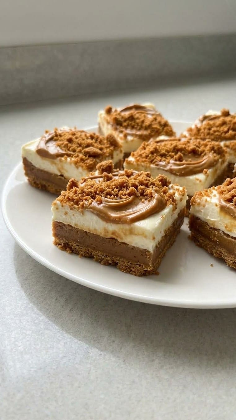 Simple 5-Ingredient Biscoff Dessert Bars Everyone Will Love