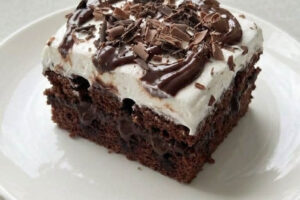 Chocolate Marshmallow Poke Cake Recipe Perfect for Birthdays and Gatherings