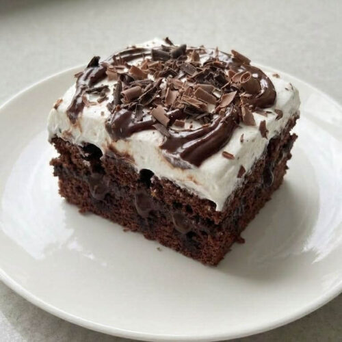 Chocolate Marshmallow Poke Cake Recipe Perfect for Birthdays and Gatherings