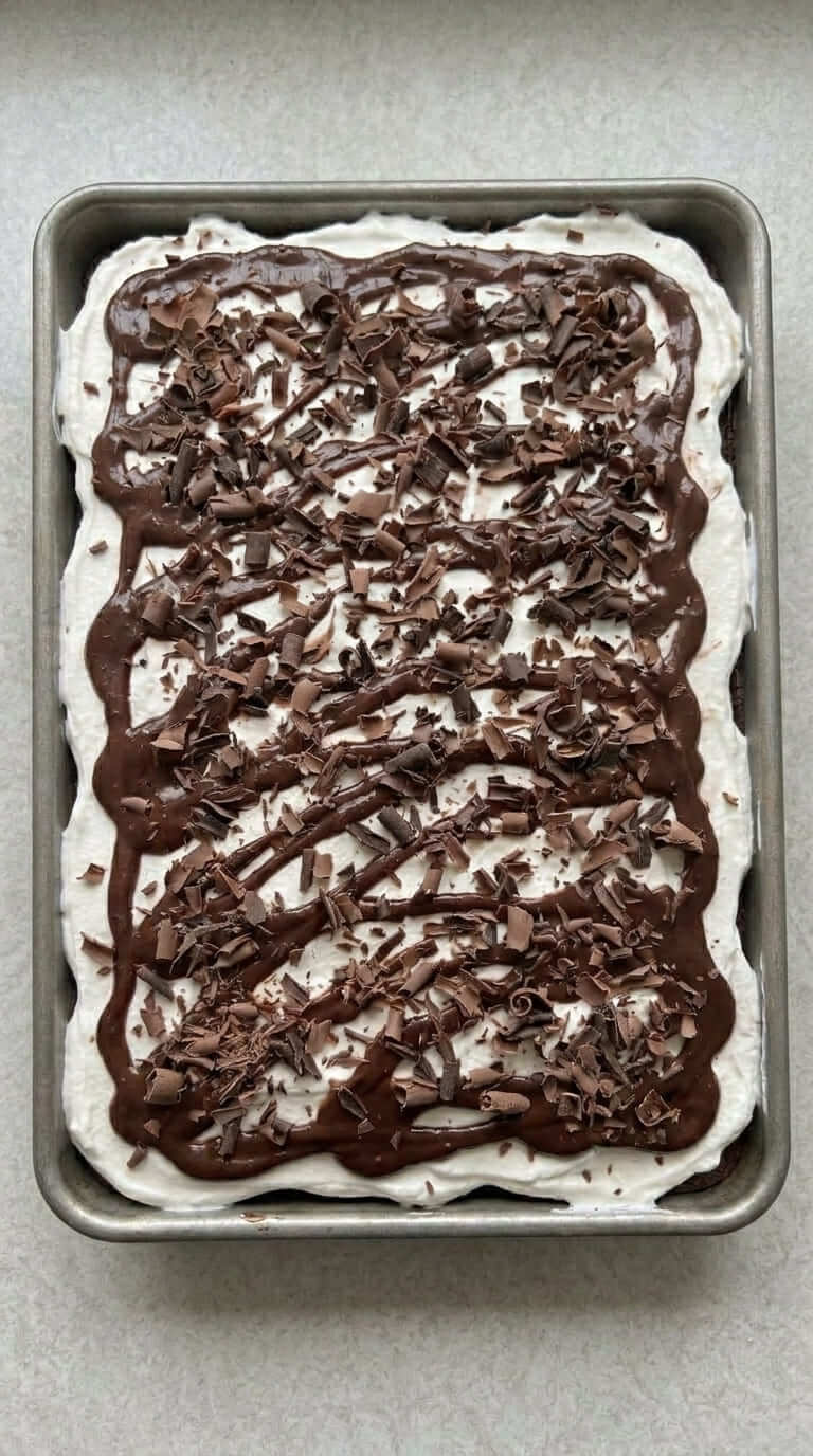 Chocolate Marshmallow Poke Cake Recipe Perfect for Birthdays and Gatherings