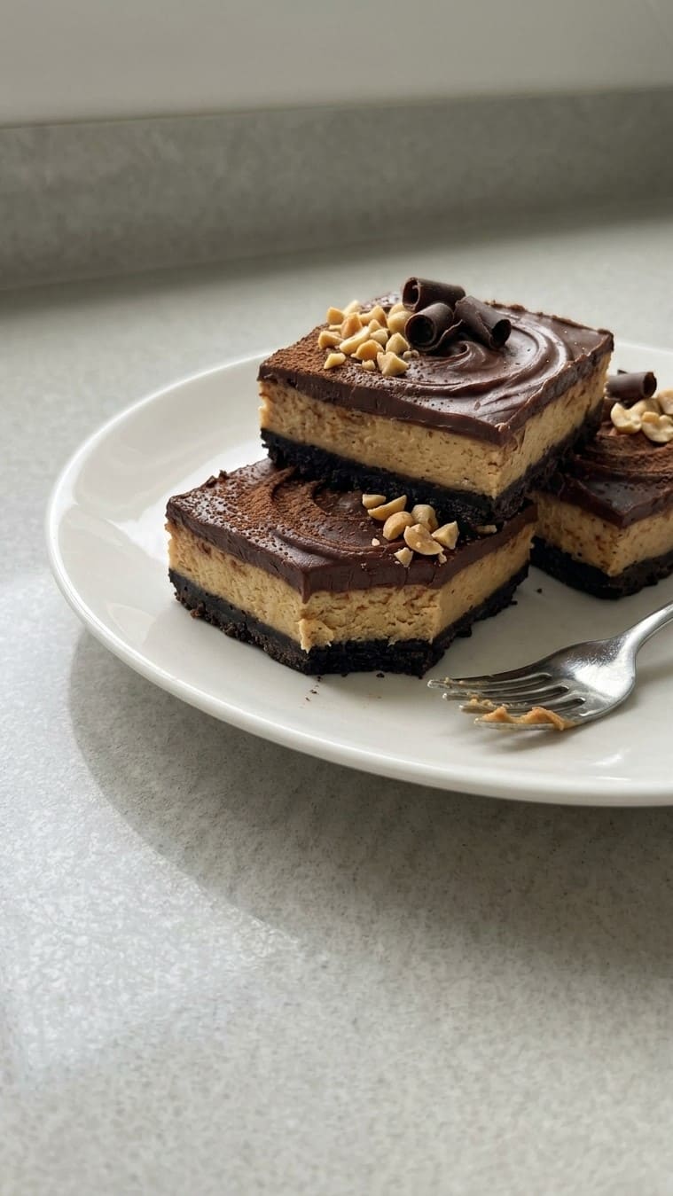Easy Homemade Chocolate Peanut Butter Cheesecake Bars for Any Occasion