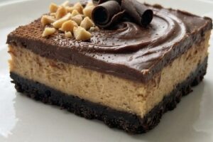 Easy Homemade Chocolate Peanut Butter Cheesecake Bars for Any Occasion