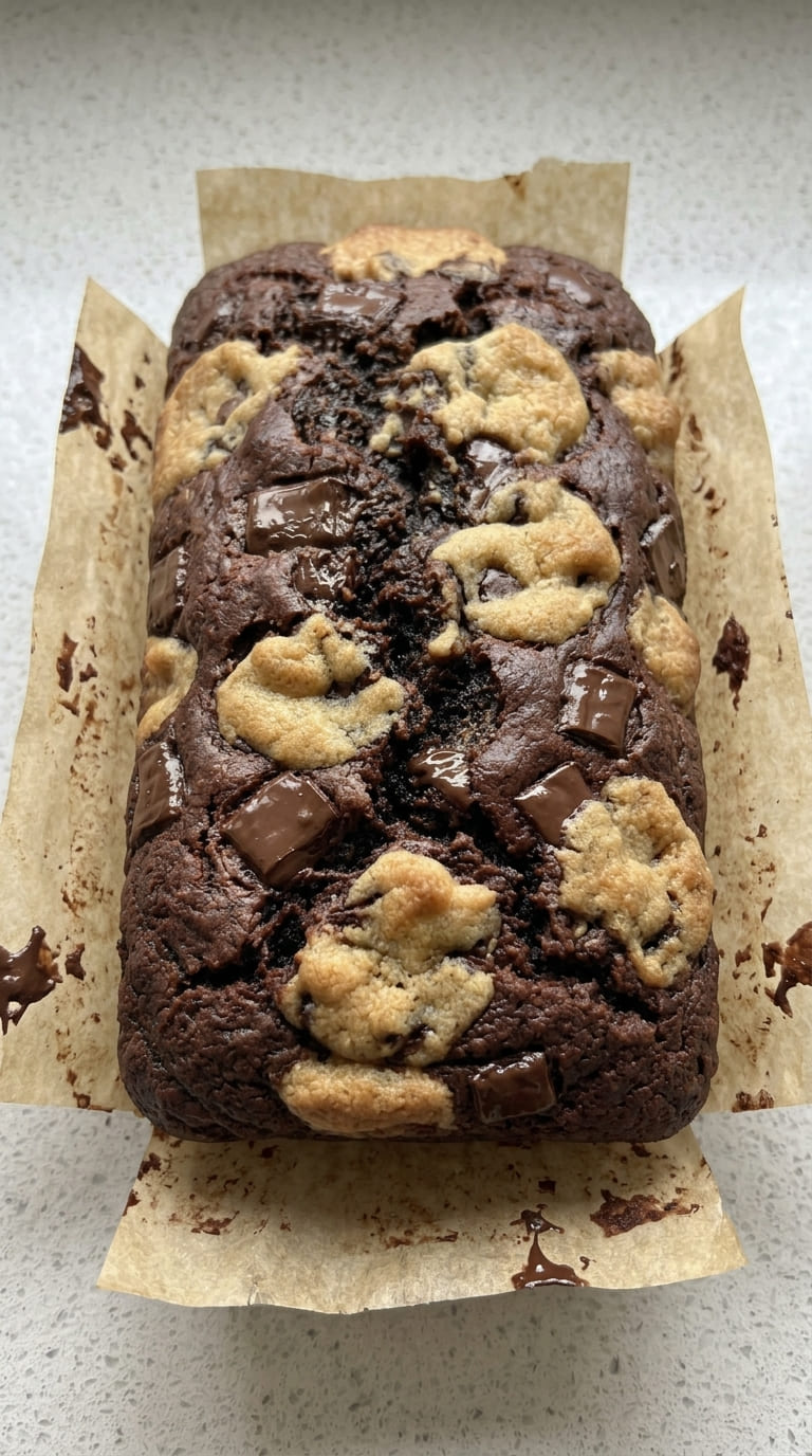 Easy Brookie Loaf Recipe, Perfect for Chocolate Lovers