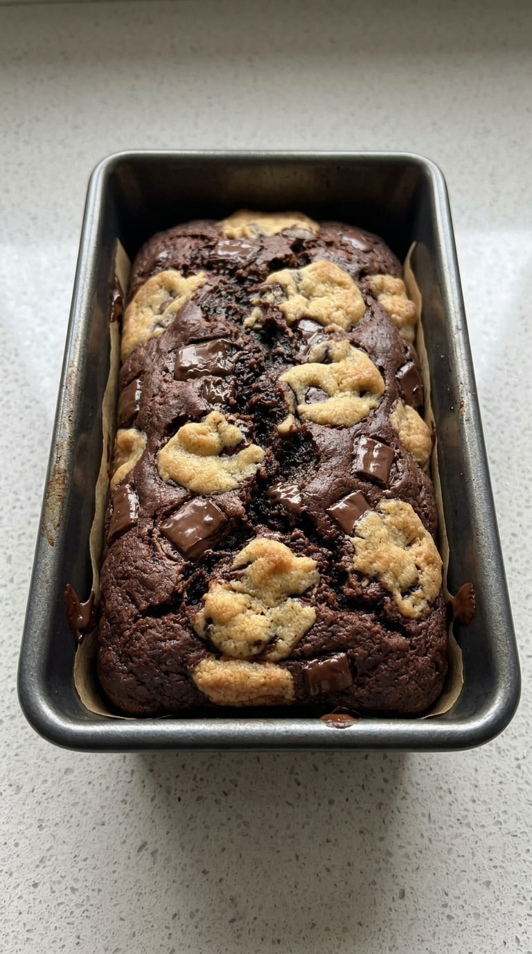 Easy Brookie Loaf Recipe, Perfect for Chocolate Lovers