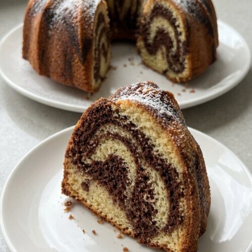Easy Chocolate Vanilla Marble Cake Recipe for Any Occasion