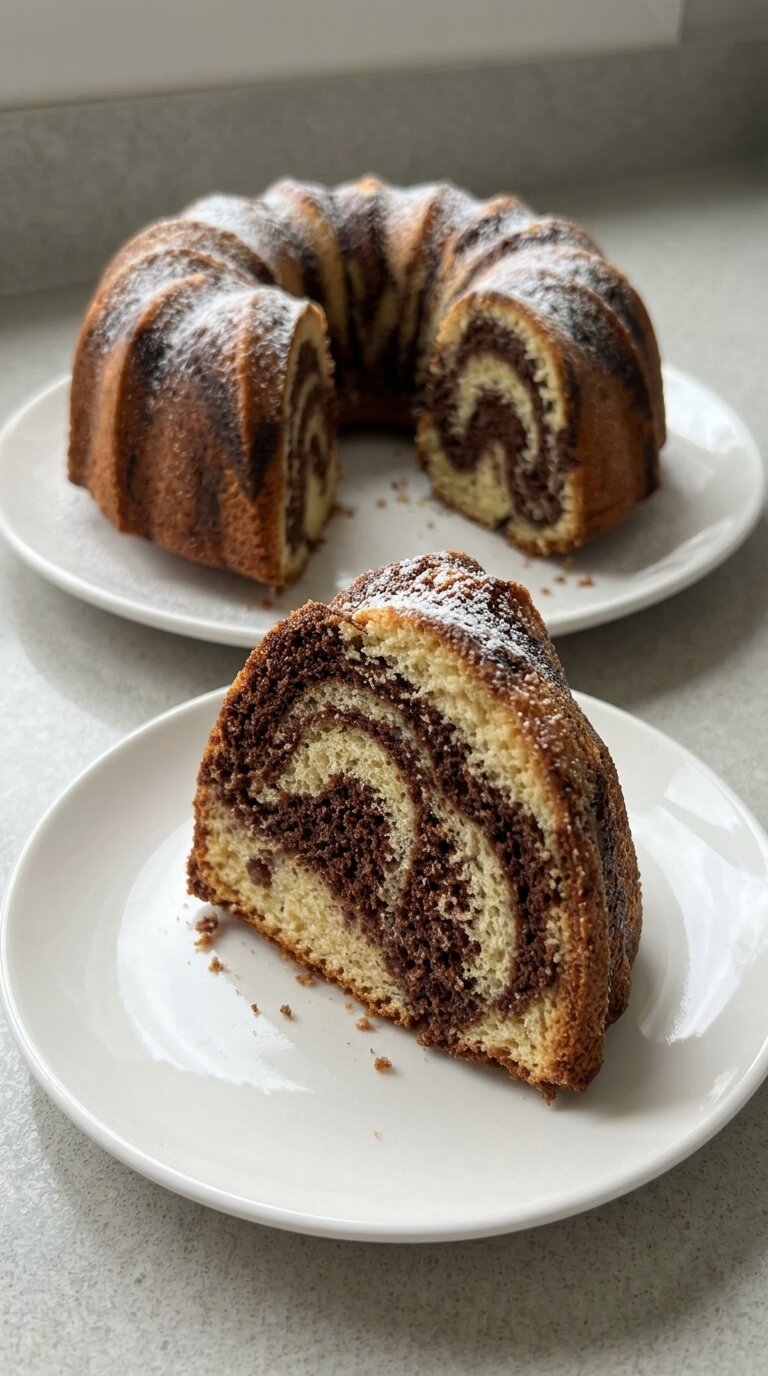 Easy Chocolate Vanilla Marble Cake Recipe for Any Occasion