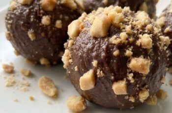 Homemade Snickers Bliss Balls, Gluten-Free and Refined Sugar-Free