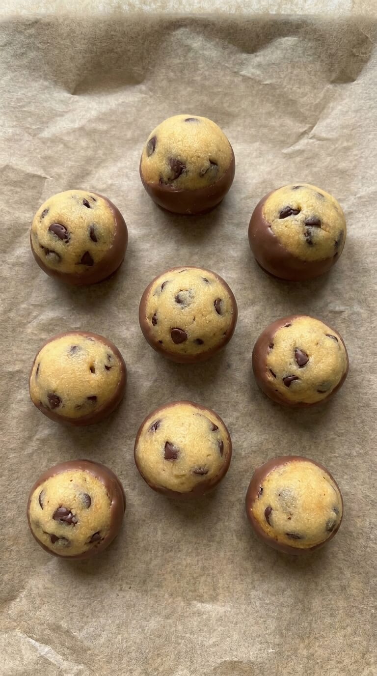 Chocolate Chip Cookie Balls, A Delicious Bite-Sized Dessert