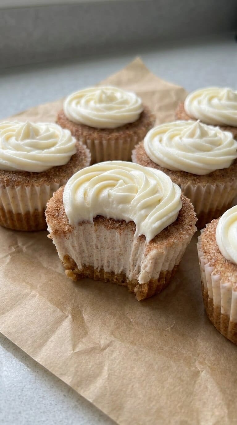 Mini Cinnamon Roll Cheesecakes, A Perfect Bite-Sized Dessert