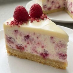 White Chocolate Raspberry Cheesecake, The Perfect Elegant Dessert
